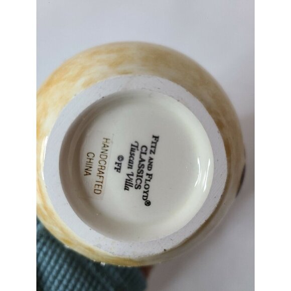 VTG Fitz And Floyd Classics Tuscan Villa Oil Cruet Ceramic Lidded Handcrafted - Picture 8 of 9